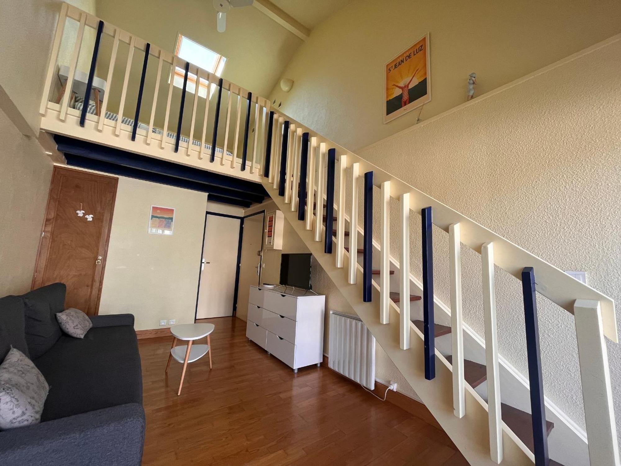 Apartament Studio Mezzanine A 100M De La Plage Avec Balcon, Apercu Mer Et Parking - Saint-Jean-De-Luz - Fr-1-239-576 Zewnętrze zdjęcie